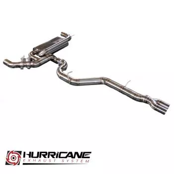 Hurricane Exhaust 3.5" ECE Klappenanlage für Audi RS3 8V 400PS Limo. OPF